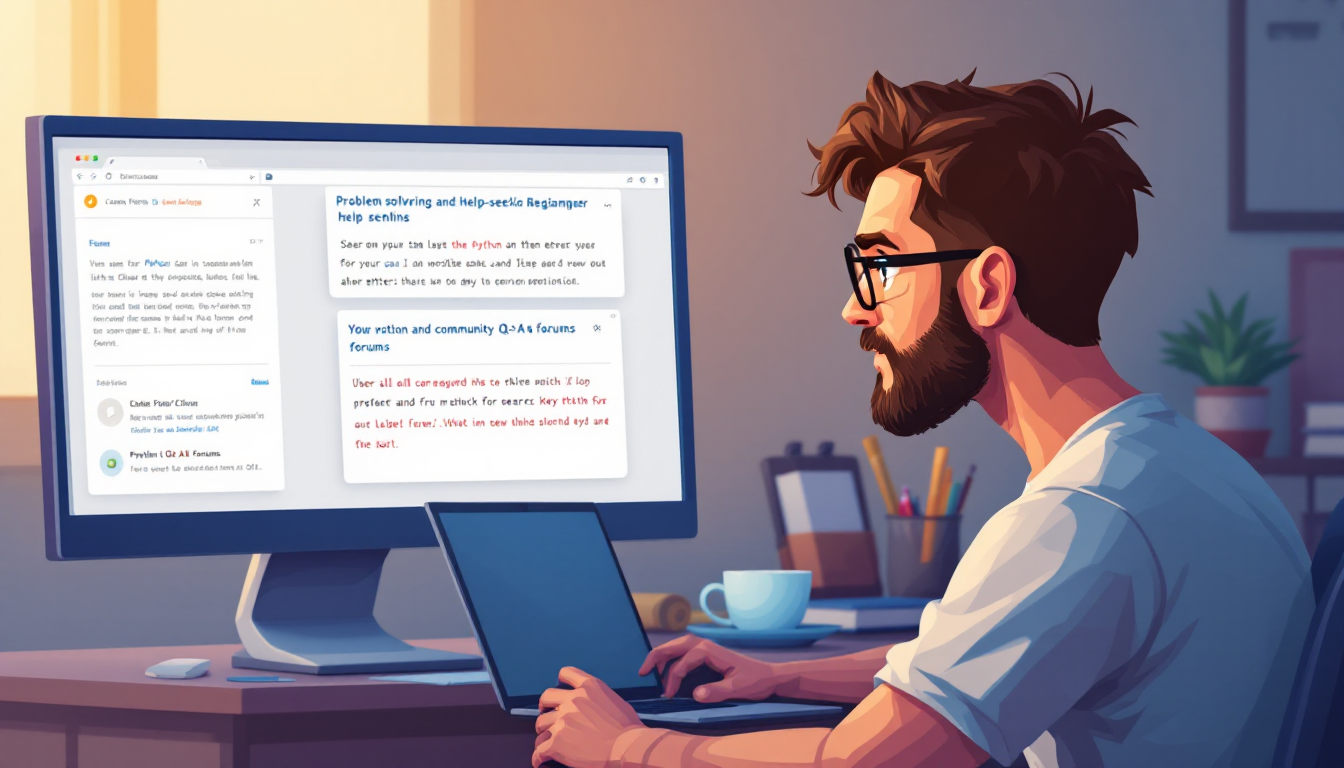 프로그래밍 공부 중 막힐 때 현명하게 도움받는 방법을 표현한 이미지