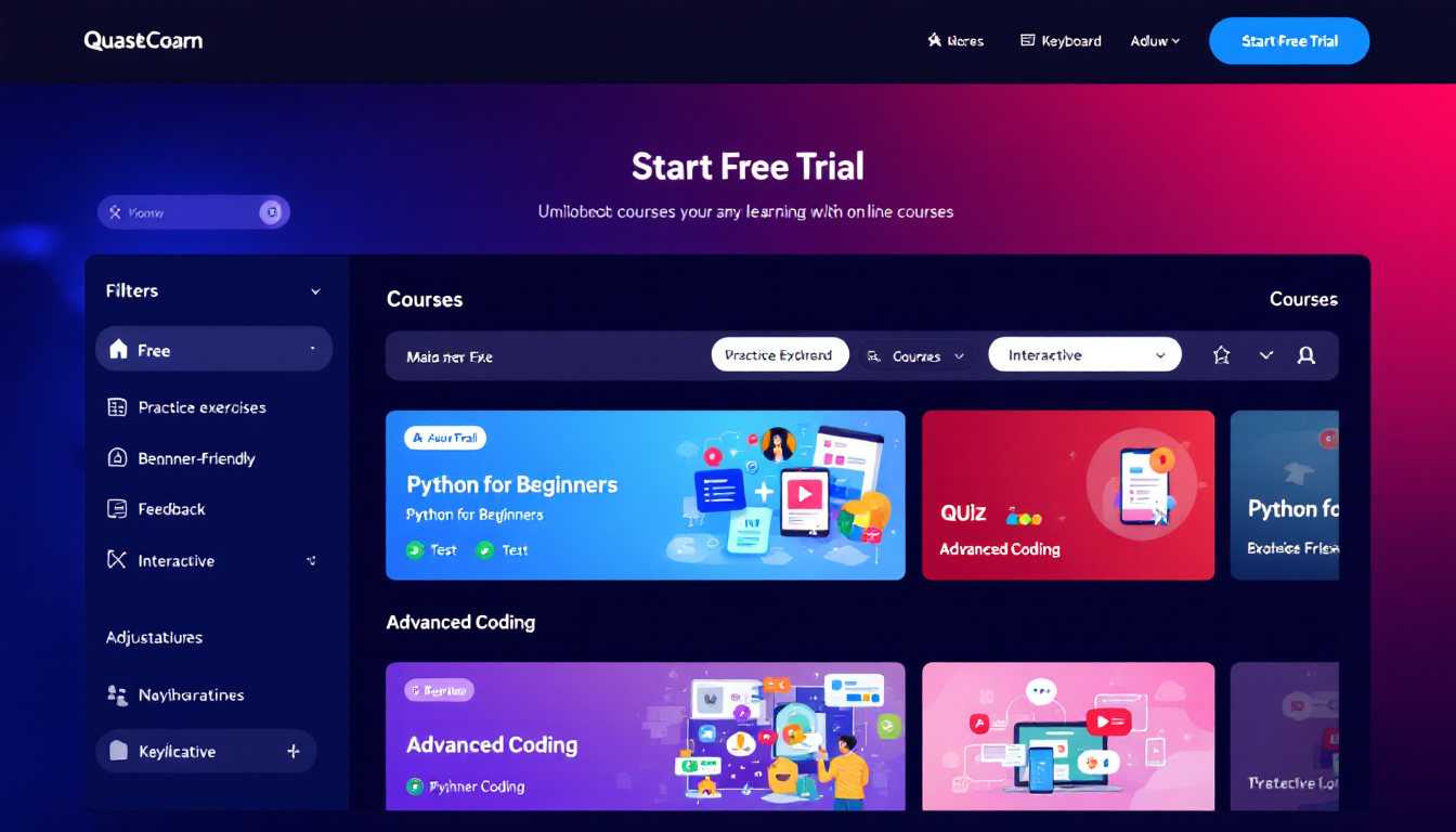 비전공자에게 적합한 무료 및 유료 최고 평가 파이썬 온라인 강의를 보여주는 화면